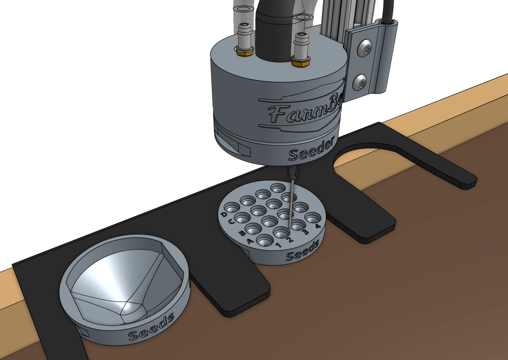 seed tray setup