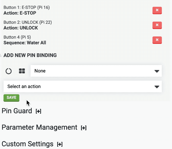 add stock pin binding add stock pin binding