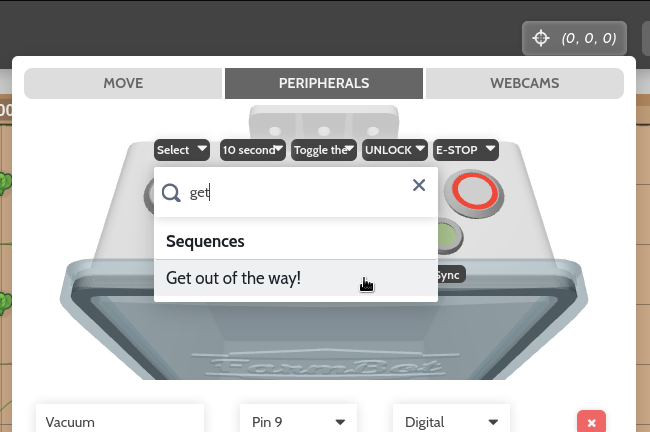 move away push button move away push button
