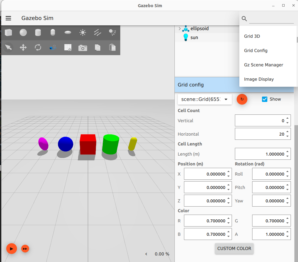 Select Grid Config