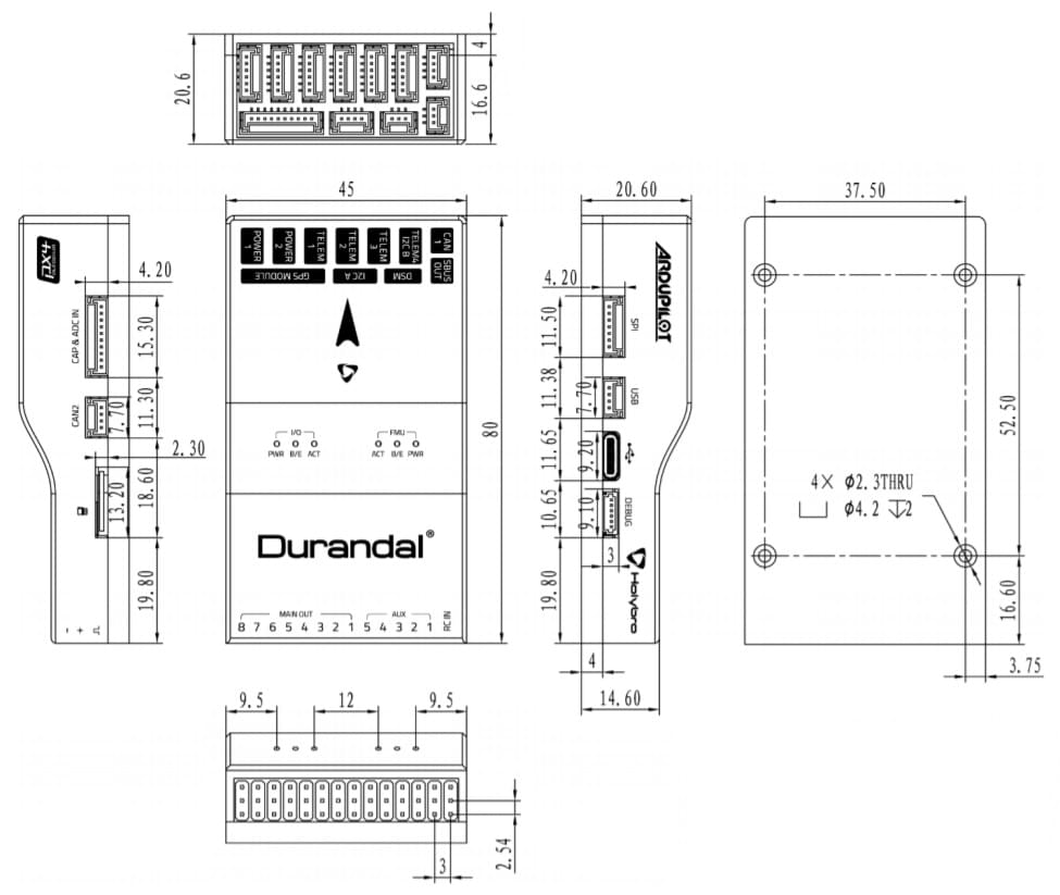 Durandal尺寸