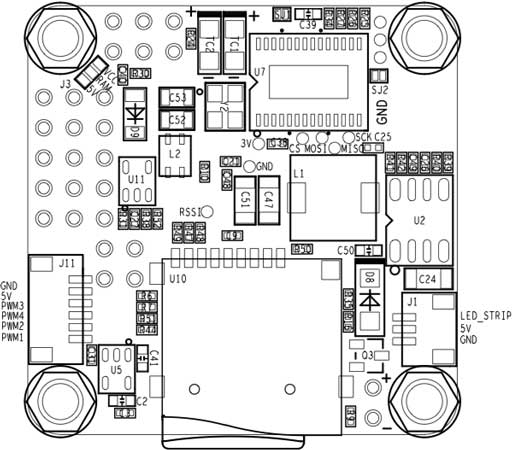 Omnibus F4 SD v1背面丝印图