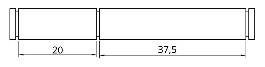 Bogie shaft dimensions