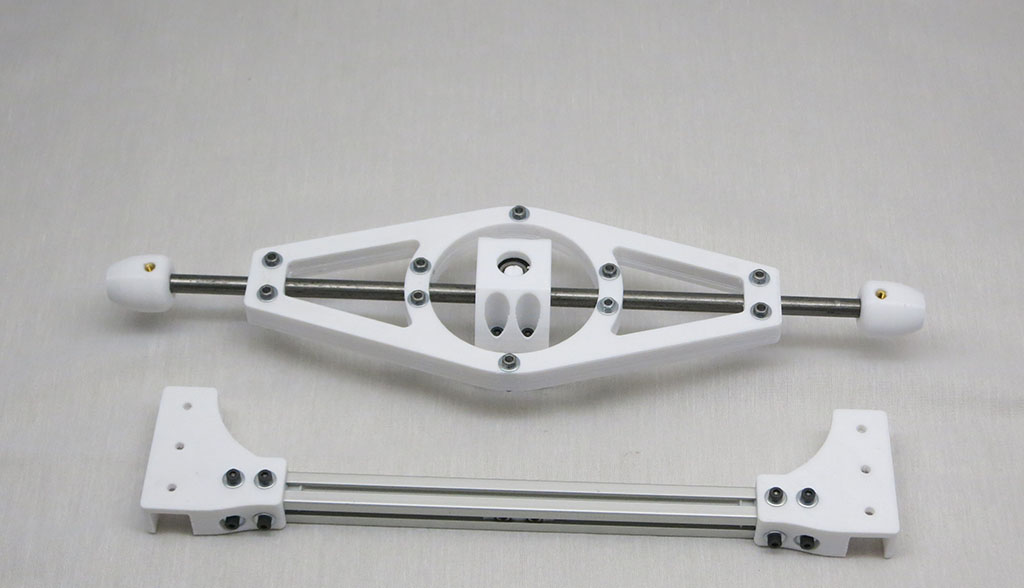 Links at end of pivot bar installed
