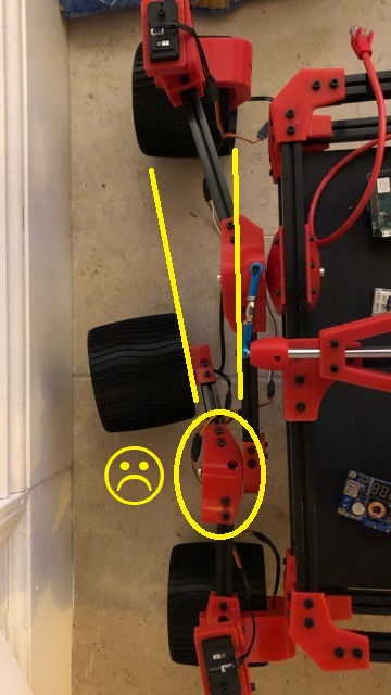 Left-right reversed Bogie-Wheel installation annotated