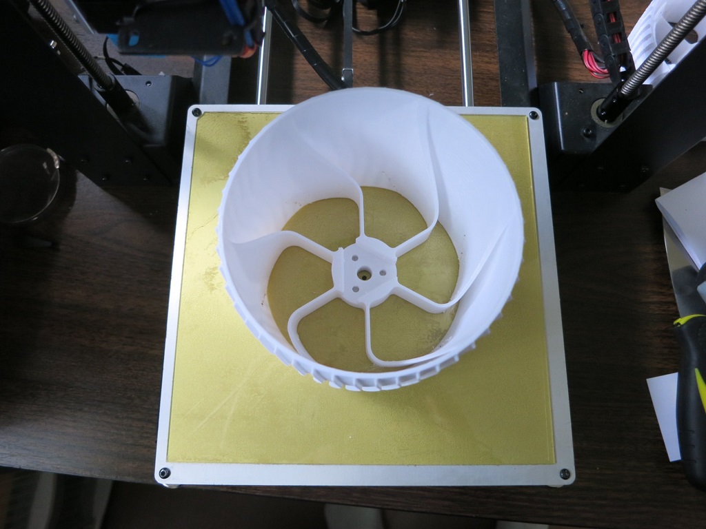 Wheel on 3D printer  bed